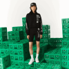 hanorac supradimensionat din fleece lacoste x minecraft 0H6PD42585 femei negru 031