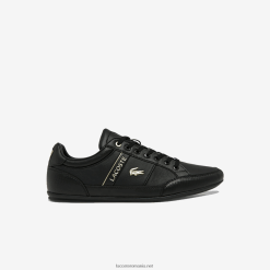 Lacoste adidasi chaymon sintetici si piele 0H6PD41833 bărbați negru 02h