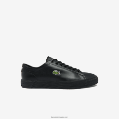 Lacoste adidași din piele gripshot și sintetic 0H6PD41883 bărbați negru 02h