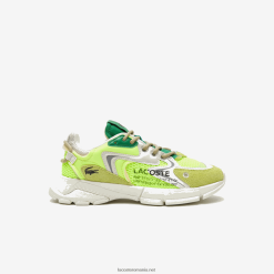 Lacoste adidasi l003 neo textil 0H6PD42680 femei galben și aproape alb y21