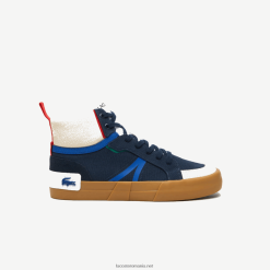 Lacoste adidași l004 0H6PD41786 bărbați gumă bleumarin gu1