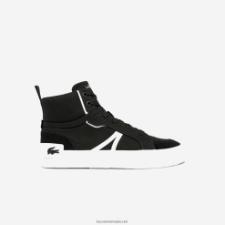 Lacoste adidasi l004 mid canvas 0H6PD41804 bărbați alb-negru 312