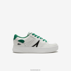 Lacoste adidasi l005 din piele color-pop 0H6PD41818 bărbați alb/verde 082