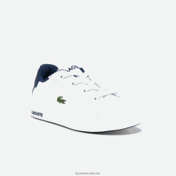 Lacoste adidași sintetici absolvenți 0H6PD42972 sugari alb și bleumarin 042