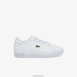 Lacoste adidași sintetici powercourt 0H6PD42935 sugari alb 21 g