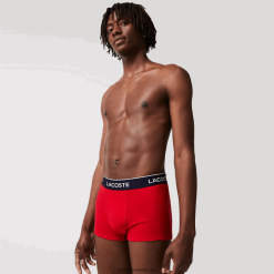 Lacoste Boxer casual, pachet de 3 0H6PD41610 bărbați bleumarin roșu bleumarin w64