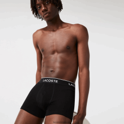 Lacoste Boxer casual, pachet de 3 0H6PD4484 bărbați negru 031