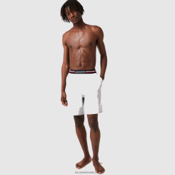 Lacoste boxer lung cu talie în dungi 0H6PD41375 bărbați grey chine cca