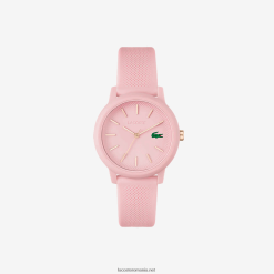Lacoste Ceas cu curea din silicon 12.12 roz 0H6PD42909 femei roz 000