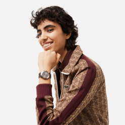 Lacoste Ceas de oțel swing cu 3 mâini 0H6PD42915 femei negru 000