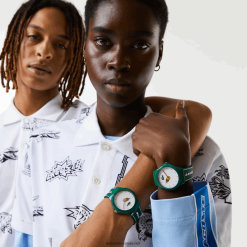 Lacoste ceas neocroc cu curea din silicon verde 0H6PD42206 bărbați verde 000