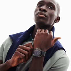 Lacoste ceas urban pentru bărbați cu curea din piele neagră 0H6PD42312 bărbați negru 000