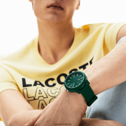 Lacoste ceas verde curea silicon 12.12 0H6PD42256 bărbați verde 000