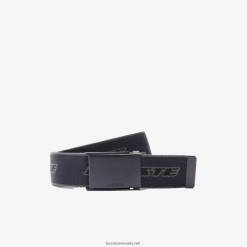 Lacoste centura de pânză cu marcă contrastantă 0H6PD42114 bărbați abimes dark shadow noir l12
