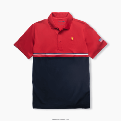 Lacoste cupa președinților polo sport 0H6PD41215 bărbați roșu bleumarin alb t7r