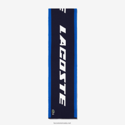 Lacoste eșarfă color-block de marcă 0H6PD42926 femei bleumarin alb st1