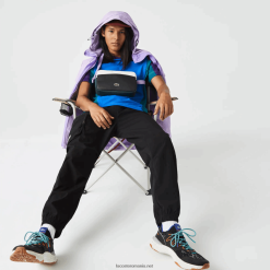 Lacoste geantă crossover cu blocuri de culoare 0H6PD42110 bărbați noir laponie penaj cyna l19