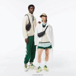 Lacoste geantă de umăr cu imprimeu logo - mică 0H6PD41964 femei negru 000