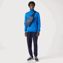 Lacoste geantă din piele chantaco confortabilă 0H6PD42015 bărbați marine 166 argentină k39