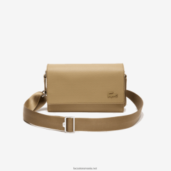 Lacoste Geanta din piele de vitel chantaco cu inchidere cu clapa 0H6PD41969 bărbați leu l32