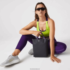 Lacoste geantă tote reversibilă din pânză acoperită 0H6PD42783 femei abimes neva k56