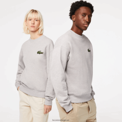 Lacoste hanorac cu ecuson crocodil cu potrivire largi 0H6PD4323 bărbați grey chine cca