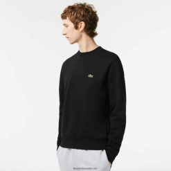 Lacoste hanorac din bumbac periat organic 0H6PD4273 bărbați negru 031