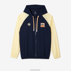 Lacoste hanorac sport cu fermoar editia Roland Garros 0H6PD4375 bărbați bleumarin galben wim