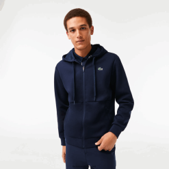Lacoste hanorac sport cu panouri din plasă 0H6PD41019 bărbați bleumarin 423