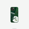 Lacoste husa iphone 14 cu imprimeu patchwork 0H6PD42224 bărbați vert 132 b01