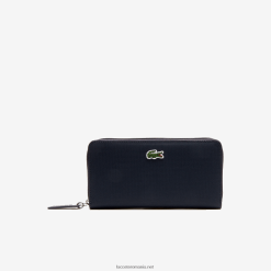 Lacoste l.12.12 concept petit pique portofel cu fermoar cu 12 carduri 0H6PD42814 femei eclipsa 141