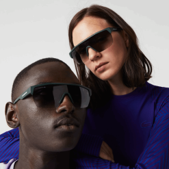 Lacoste ochelari de soare activi 0H6PD42349 bărbați verde mat 301
