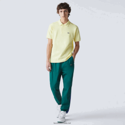 Lacoste original l.12.12 polo 0H6PD4809 bărbați galben 2bs
