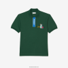 Lacoste pachetă contrastată și polo cu insignă de crocodil 0H6PD4634 bărbați verde 132