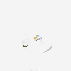 Lacoste pălărie deschisă miami 0H6PD42341 bărbați alb 001