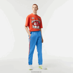 Lacoste pantaloni de sport cu ajustare normală 0H6PD4316 bărbați albastru yiq