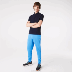 Lacoste pantaloni de sport din lână, cu tăiere conică 0H6PD41086 bărbați albastru 4x