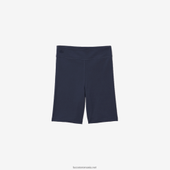 Lacoste pantaloni scurți de ciclu din fibră reciclată 0H6PD43086 fetelor albastru kxe