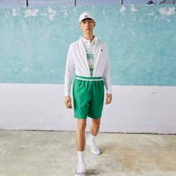 Lacoste pantaloni scurți sport x novak djokovic stretch 0H6PD41534 bărbați verde ldm
