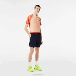 Lacoste pantaloni scurți tenis x novak djokovic 0H6PD4408 bărbați bleumarin 166