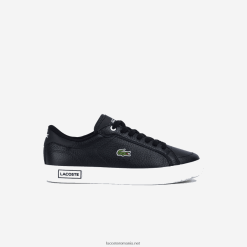 Lacoste pantofi sport cu detalii din piele powercourt 0H6PD42682 femei alb-negru 312
