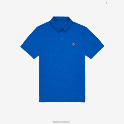 Lacoste Polo de golf cu textura sport respirabilă 0H6PD468 bărbați albastru k1q