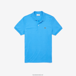Lacoste polo din bumbac pima cu fit regulat 0H6PD4259 bărbați albastru 4x