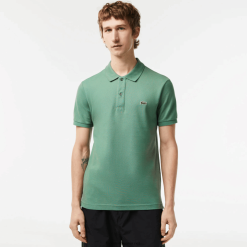 Lacoste polo original l.12.12 slim fit 0H6PD4202 bărbați verde kaki kx5