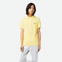 Lacoste polo original l.12.12 slim fit 0H6PD4220 bărbați galben 107