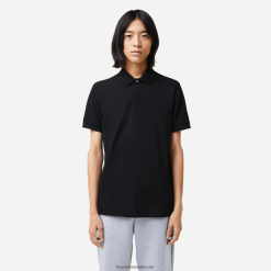 Lacoste polo smart paris din bumbac elastic piqué 0H6PD481 bărbați negru 031