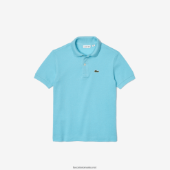 Lacoste polo tip petit pique cu potrivire regulată 0H6PD43117 copii albastru 3n0