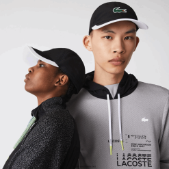 Lacoste șapcă ușoară cu chenar în contrast sport 0H6PD41931 bărbați alb negru 258