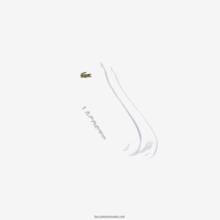 Lacoste Șosete decoltate din bumbac elastic cu marca sport 0H6PD41674 bărbați alb gri chine g8k