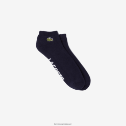 Lacoste Șosete decoltate din bumbac elastic cu marca sport 0H6PD41676 bărbați bleumarin alb 525